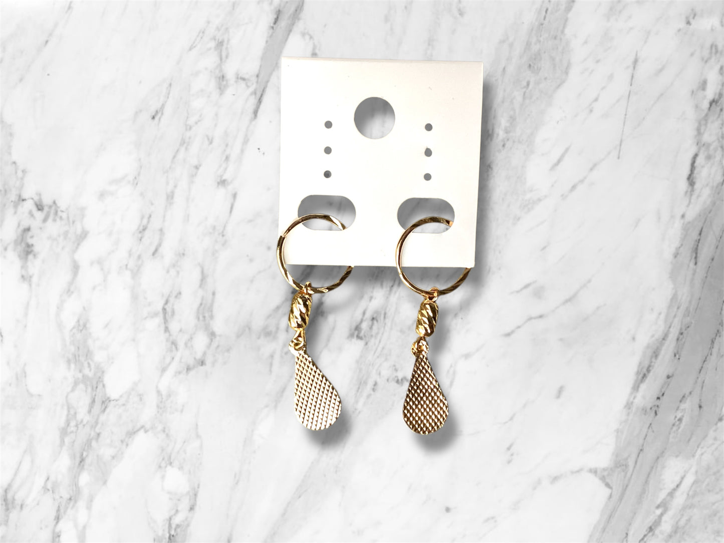 Beautiful Gold Plated Dangle Earrings