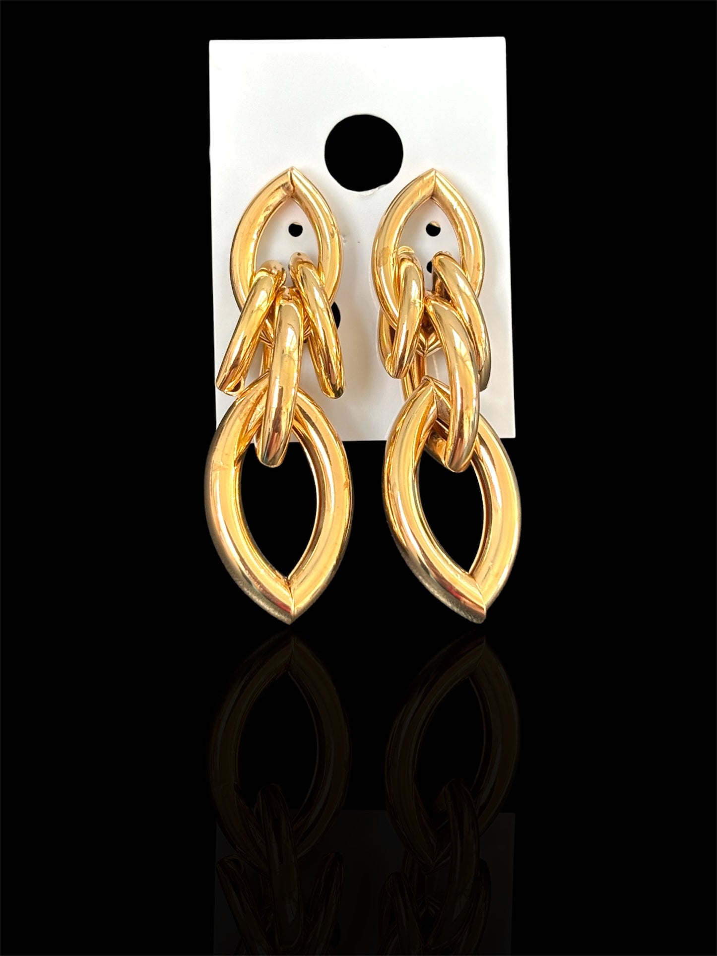 Modern Gold Plated Earrings