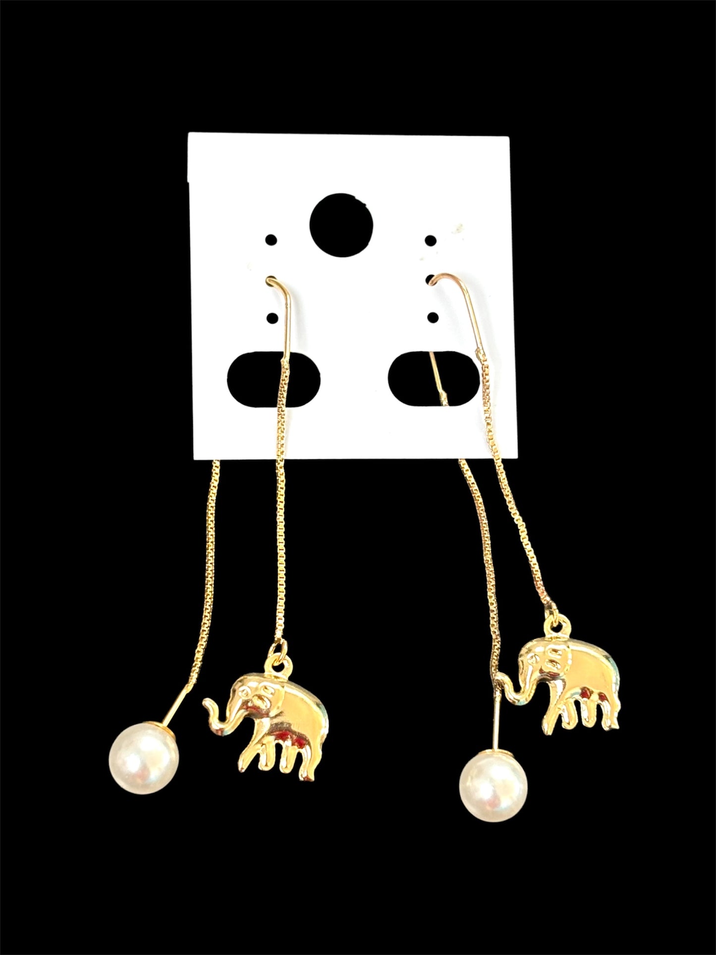 Elephant Threader Earrings