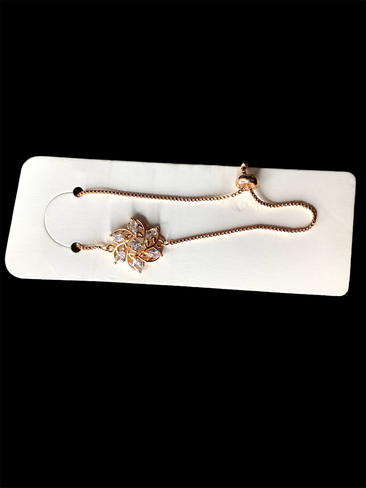 White Flower Adjustable bracelet